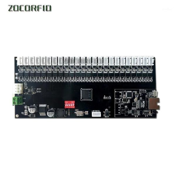 

fingerprint access control 24ch tcp/ip or rs485 delivery locker system/ electronic system slave controller1