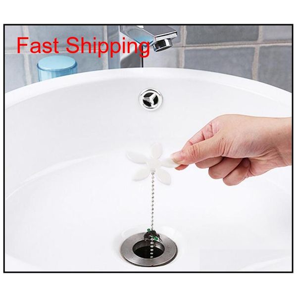 

new bathroom shower drain wig chain cleaner hair clog remover blockage wig preventer anti blocking qylyda wphome