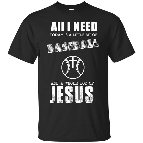 

fashion summer style fitness brand all i need is a little bit of baseball and a whole lot of jesus movie sport sweatshirt hoodie t shirt