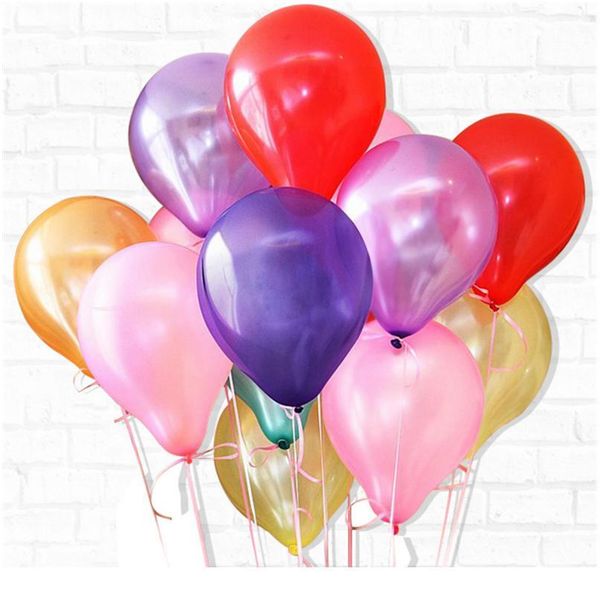 

10/20/50pcs 10inch 1.5g pearl latex balloons happy birthday party wedding christmas decoration balloon kids toy air ball sqcdps