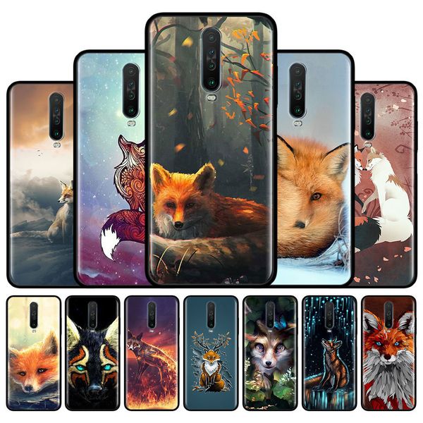 

силиконовый чехол обложка для xiaomi 8а 7а 6а 10x 5g реого примечание 9s 9 макса 8t 8 pro 7 6 cute fox phone shell couqe