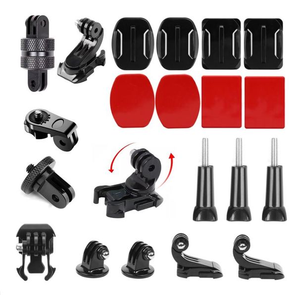 

action camera accessories set for hero 9 8 7 5 4 for sjcam osmo yi 4k eken base mount accessory