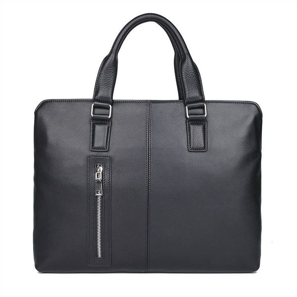 

2020 leather shoulder genuine bag men in briefcase from the men's lap rye9