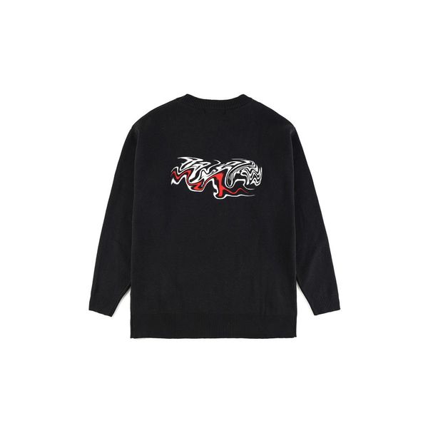 

baxxxxxxga women casual sweater classic pure purple black letter pattern womens knitted autumn winter men fashion sweater sale, White;black