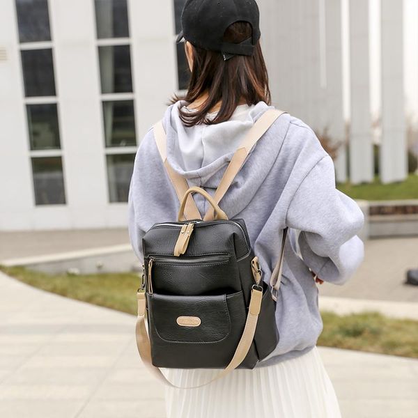 

лоскутное рюкзак женщины кожа pu ранцы для девочек-подростков плечи bagpack простые путешествия рюкзаки mochila новый xa643h bbybul