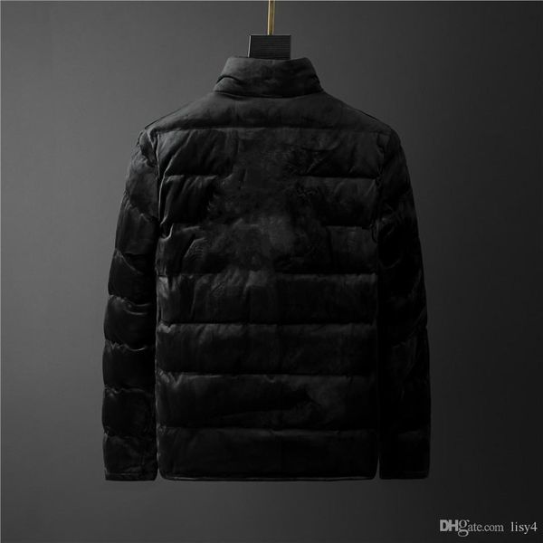 

tc down куртка мальчики 90% белая утка вниз бизнес повседневное пальто для мужчин доступно в трех цветах 22, Black