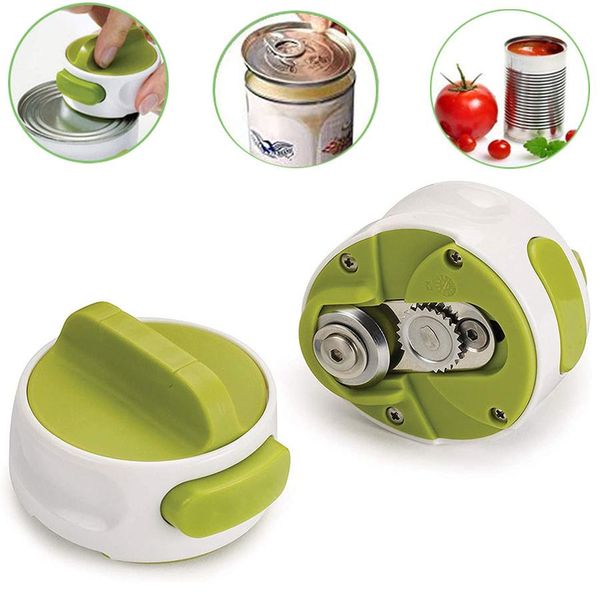 

topestess can открывающаяся мультифункциональная открывалка для бутылок can-do compact can opener easy trist release портативная космическая, Silver