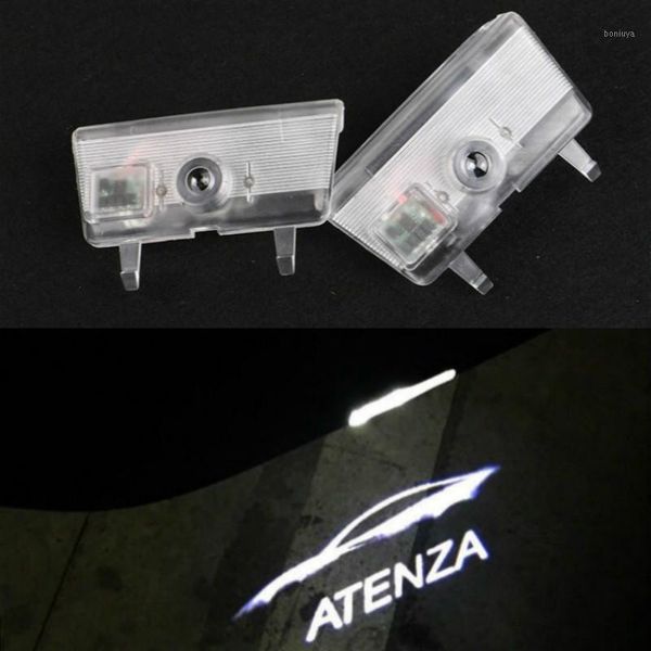 

interior&external lights 2pcs led car door logo laser projector for 6 atenza 2014 -2021 welcome light emblem auto accessories1