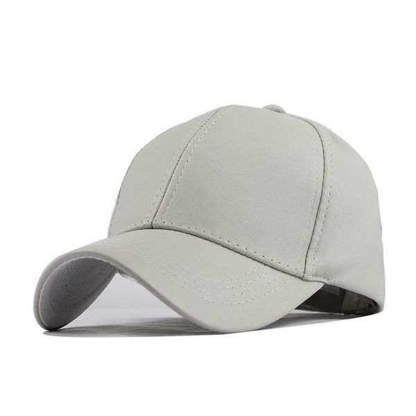 

flb] wholesale new winter pu leather caps baseball cap biker trucker casquette snapback hats for men women hats and caps f238 sqcxwl, Black;white