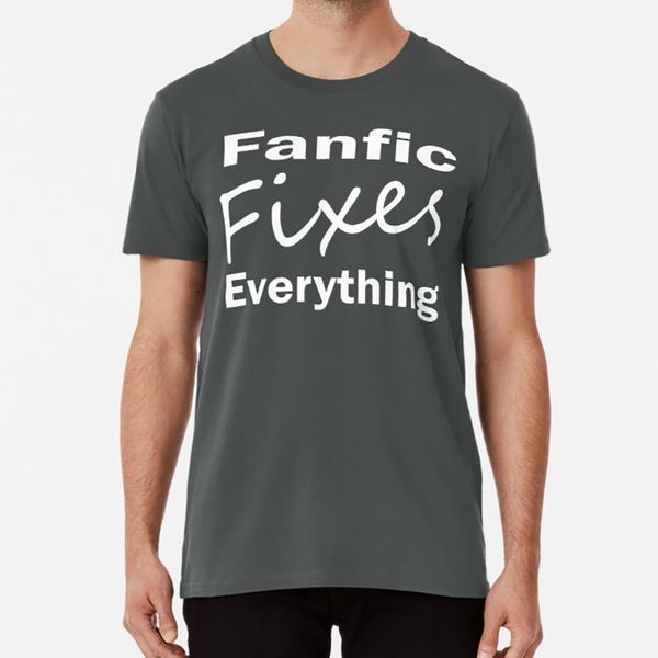 

fanfic fixes everything t shirt fandom fan fanfic fanfiction fic write read gen het slash sport hooded sweatshirt hoodie