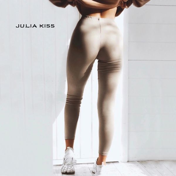 

women cotton skinny casual leggings, Black