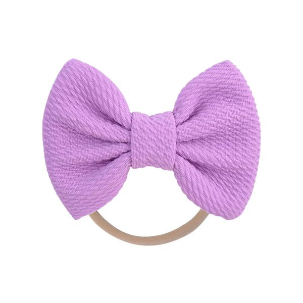 1 pezzo Nylon Baby Headband morbido a colori solidi elastico archi per ragazze decorazioni per bambini decorazioni all'ingrosso per capelli fai -da -te accessori q sqcqtj