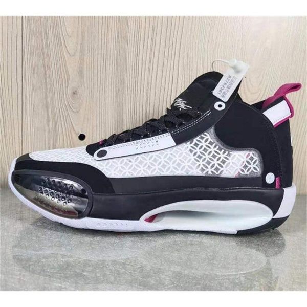 

xxxiii 34 basketball mens 2020arrival 33s gold jumpman championship mvp finals training sneakers ankle sports running shoes size -12, Black