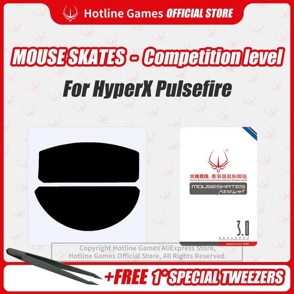 

ine games 3.0 competition level mouse skates mouse feet pad replacement feet for pulsefire 0.28mm/0.6mm thickness