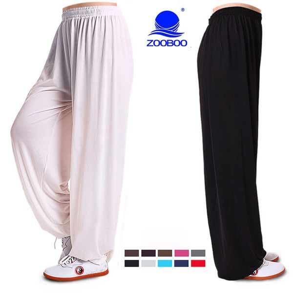 

yoga pants fitness clothing gym exercise wushu tai chi kungfu for women & men sports pants white blue clothes, White;red