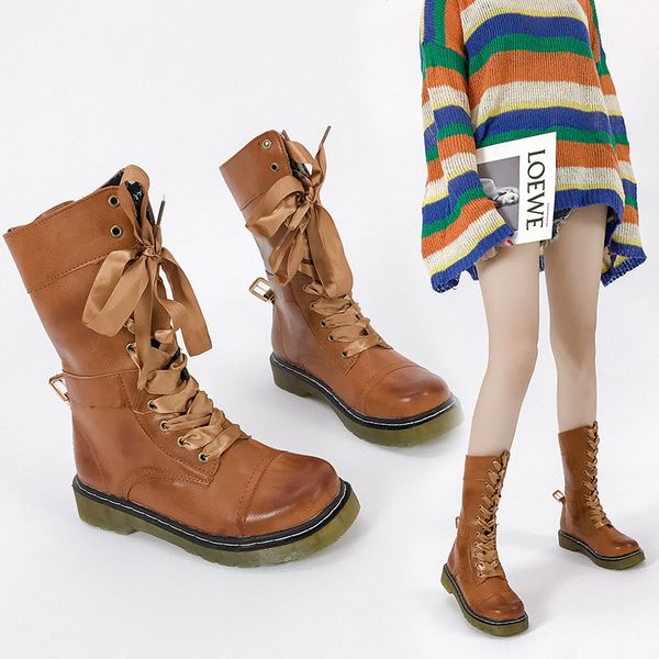 

2020 winter new and leather polished boots size 34-43 4jqi, Black