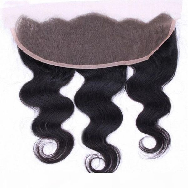 

8a brazilian remy body wave hair 13x4 ear to ear lace frontal closure with baby hair remy human hair part frontal