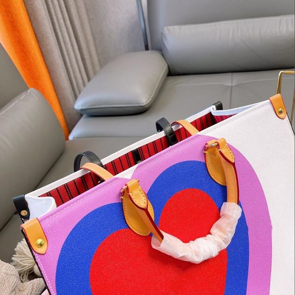 

women on designers 41cm wholesale m45320 36 shopping bags ladies handbag fashion tote the letter purse onthego handbags classic luxurys tkua, Red;black