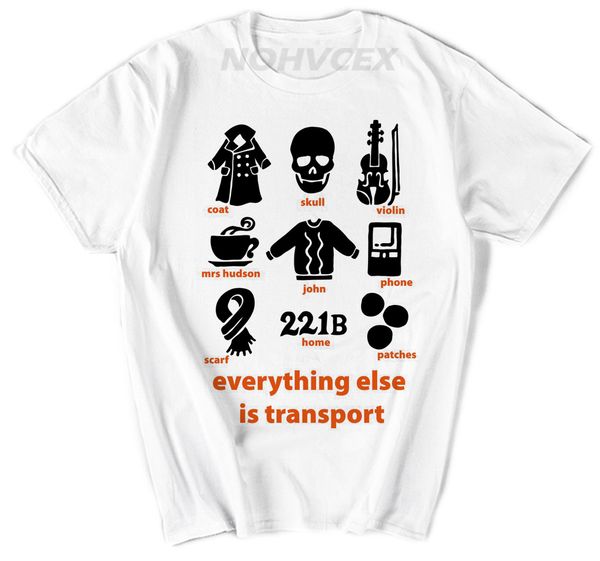 

sherlock t shirt for man sherlock holmes john watson t shirts white grey cartoon sherlock pure tees shirt sport hooded sweatshirt hoodie