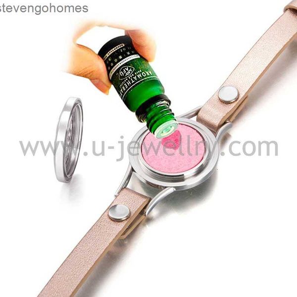 

diffuser straight oil stainless essential steel fragrance bracelet, Silver