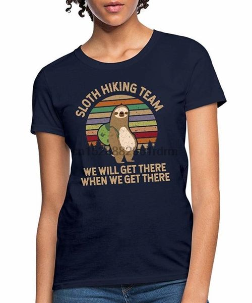 

sloth hiking team womens t shirt 7530 sport hooded sweatshirt hoodie