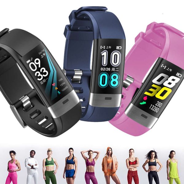

intelligent bracelet monitoring ecg, heart rate, sleep oximeter, step movement, function health ai watch