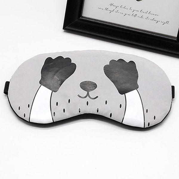 

soft cotton breathable sleeping eye mask with ice bag cartoon printing sleeping eye mask women reduce pressure eye protective mask h1055