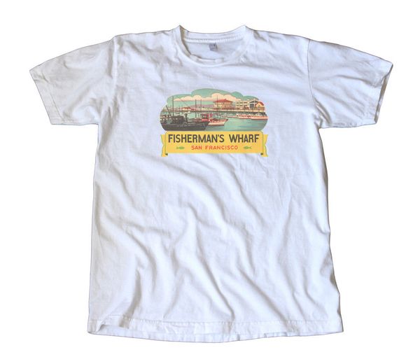 

fisherman's wharf travel decal t-shirt sport hooded sweatshirt hoodie