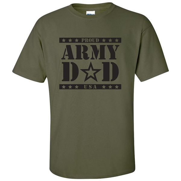 

новая мода футболка гордый армия папа с коротким рукавом футболка в military green casual tee shirt спорта с капюшоном hoodie