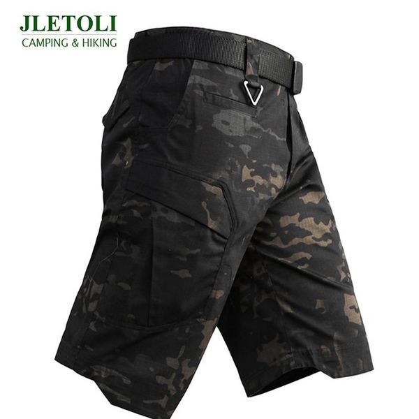 

jletoli летние пешеходные шорты мужские мультимагические свободные камуфляж короткие открытый альпинизм армии военные тренировки tactica jll, Gray