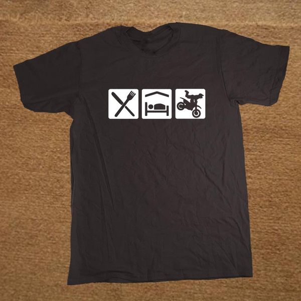 

new funny eat sleep rider motocross graphic t shirt men tshirt man clothing short sleeve camisetas t-shirt sport hooded sweatshirt hoodie
