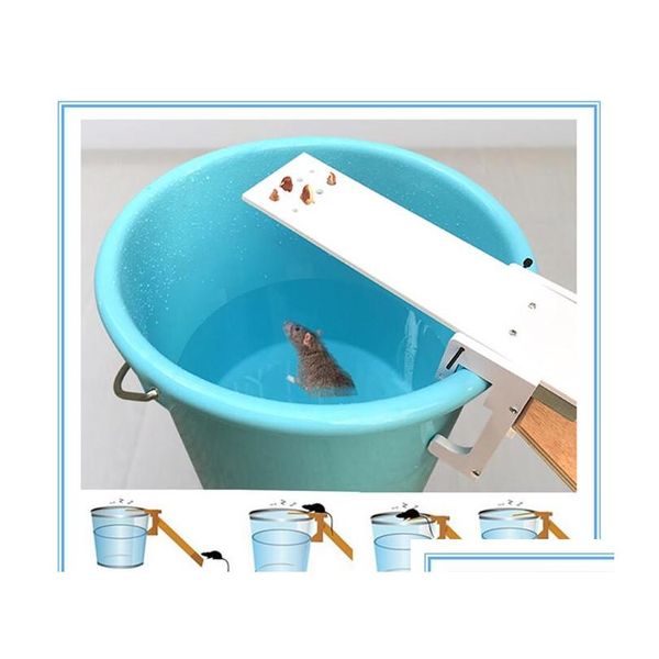 

reusable mousetrap rat trap auto reset catching mouse seesaw bait trap mouse killer rodent trap blehj