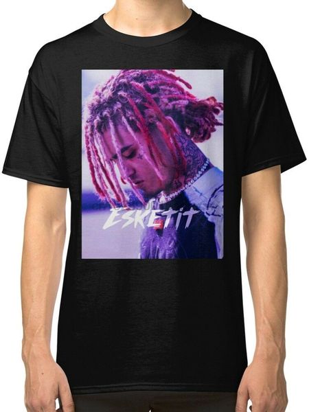 

lil pump esketit фиолетовых мужская черный одежда балахон дизайнеры футболка толстовка