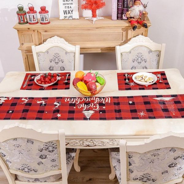 

рождество placemat рождество украшение для дома столового natal 2020 navidad рождественских украшений рождества подарок нового года 2021 jll