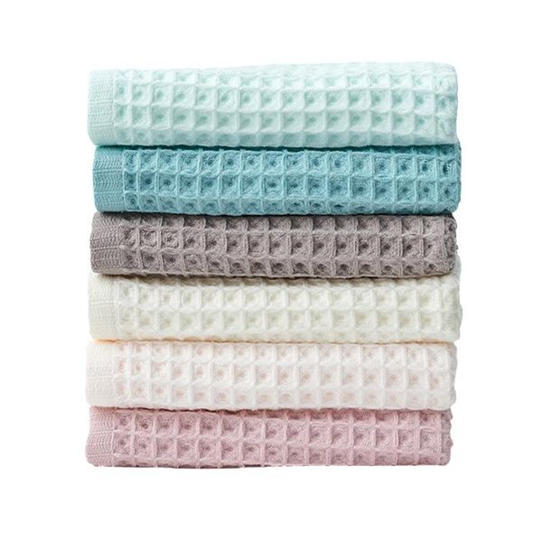 

6pc 100% cotton hand towels for adults and kids plaid hand towel face care ic bathroom sport towel 34x72cm