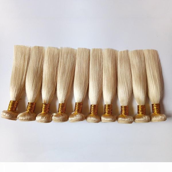 

blonde brazilian virgin straight human hair weaves factory wholesale price 8-26inch good quality indian remy hair weft 10pcs lot, Black