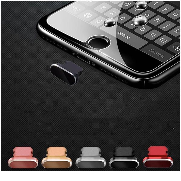 

metal dust plug skin pc charger port anti for iphone 5 5s se 6 6s 7 8 plus x x sqctxz
