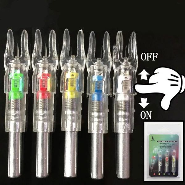 

bike lights automatically luminous 3pcs fit 6.2mm arrow shaft lighted bow led glowing nock tail #277515