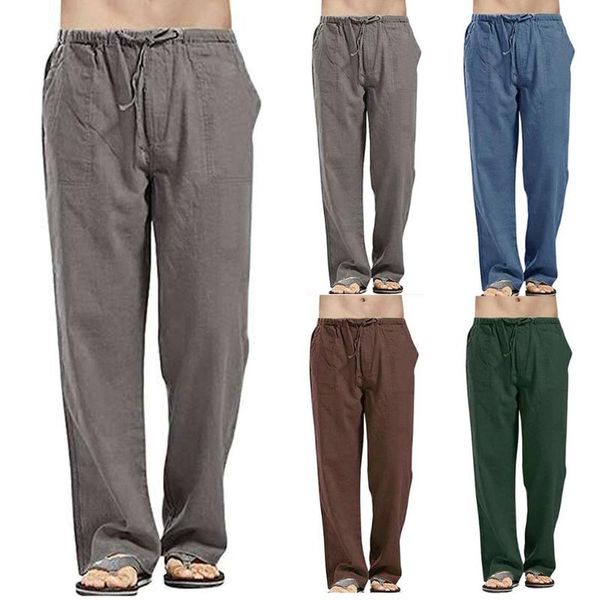 

men's pants men casual pocket sport loose dance trouser plus size male fashion green gray straight trouser#11, Black