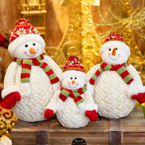 

snowman doll christmas foam decorations l snowflake windows display props cool