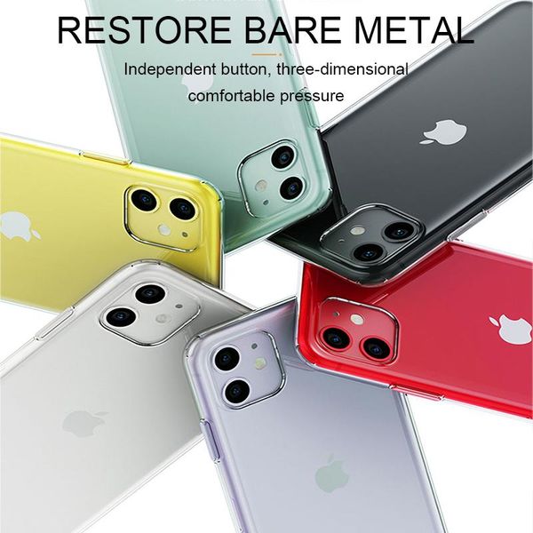 

ультра тонкий четкий силиконовый чехол для телефона для iphone 11 8 xr чехол мягкая задняя крышка для iphone 11 pro xs max x sqczfz chase201