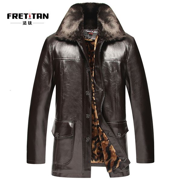 

2020 france titanium plush white fur large leather jacket men's clothing new product of huge profits