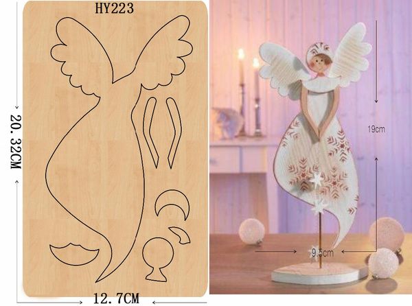 

angel of beauty diy wooden die/cutting tool die/ scrapbook mold2019 1019
