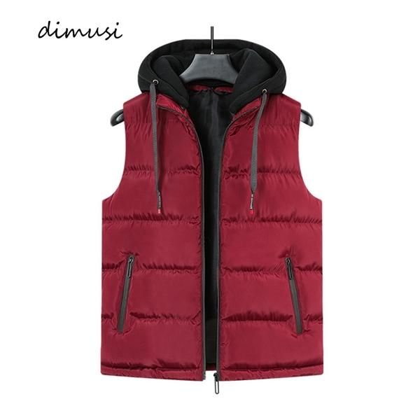 

men's jacket sleeveless winter male cotton-padded hooded vest coats casual thick thermal waistcoats mens clothing c1021, Black;white