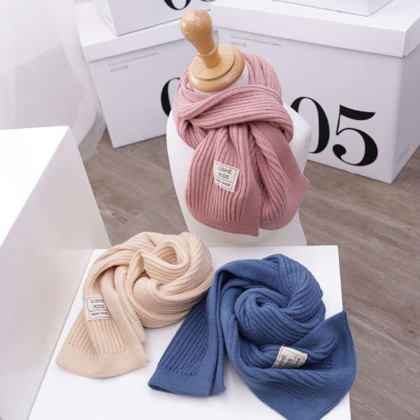 

circle winter kids 2020 standard children's new knitted warm wool long baby scarf wj8657 xu27, Red;brown