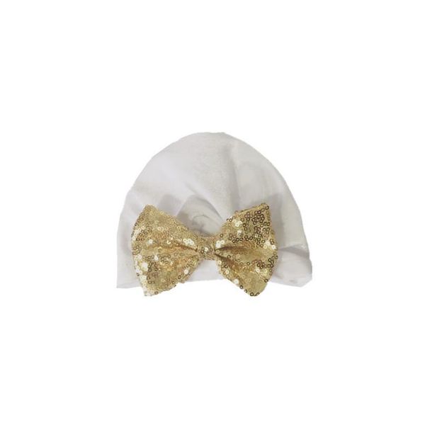 

2020 newborn infant baby girls hat velvet baby turban beanie hat headwear princess sequins bow hats for ba qylzkb, Yellow