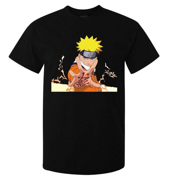 

new casual naruto uzumaki artwork amine manga men's woman's available black summer sport hooded sweatshirt hoodie men t shirt