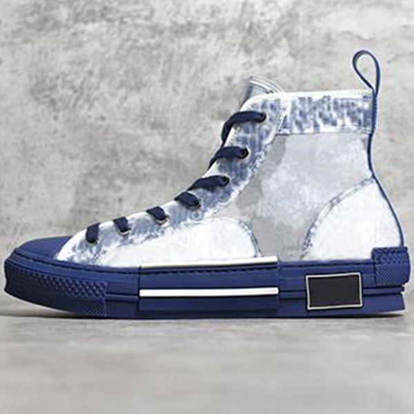 

with box designer sneakers obliques technical leather high low casual shoes vintage b23 b22 b24 flowers platform outdoor, Black