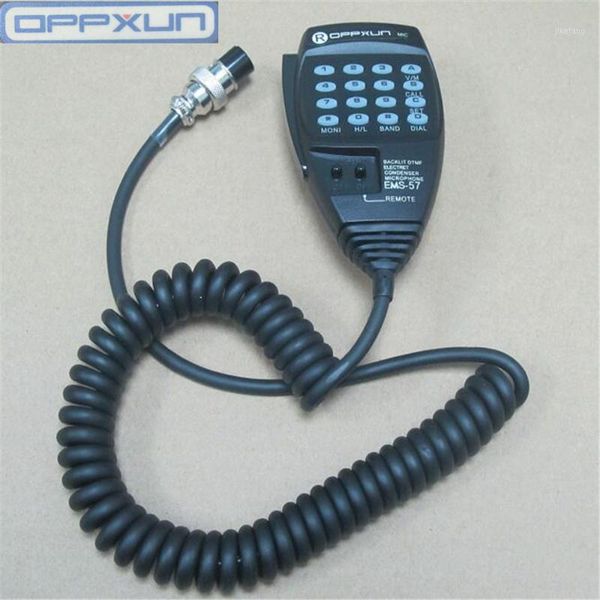 

oppxun hand microphone for alinco ems-57 for radio walkie talkie alinco dr135 dr235 dr425 dr635 dr435 dr06t radios1