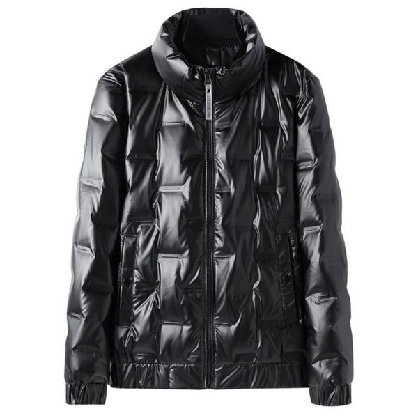 

80% white duck down jacket men's korean brand winter warm down coat slim fit parka men plus size clothes veste homme m-5xl, Black